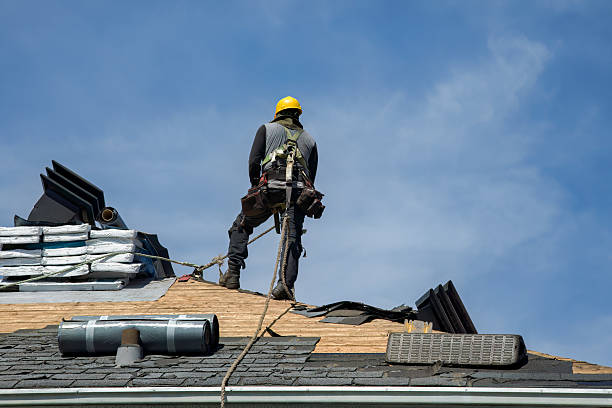 Professional Roofing technician working in New Oxford, PA